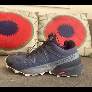 Salomon Speedcross 5 hiking trail running shoes.